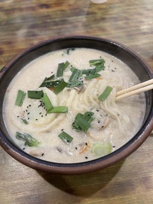 Sesame noodles  at Jang Dok Dae in Flushing