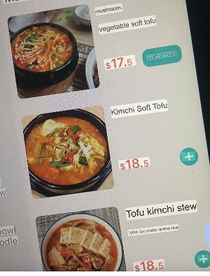 Menu   at Jang Dok Dae in Flushing