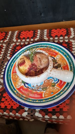 Vegan ice cream with berries at Bumi Cocina - Yerbateria in Salento