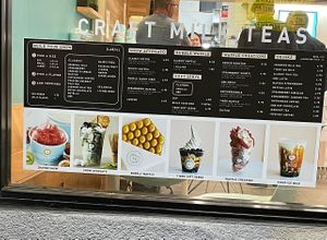 menu (dairy free is  vegan)   at Iceskimo in San Diego