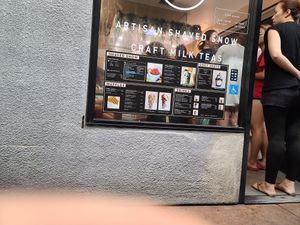 menu at Iceskimo in San Diego