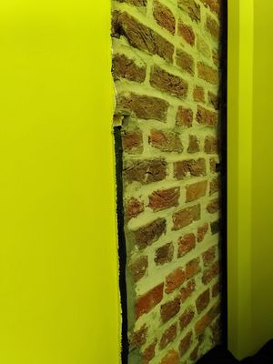 Yellow walls at Lil Bao  in Brussels