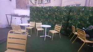 Outside terrace at Lil Bao  in Brussels