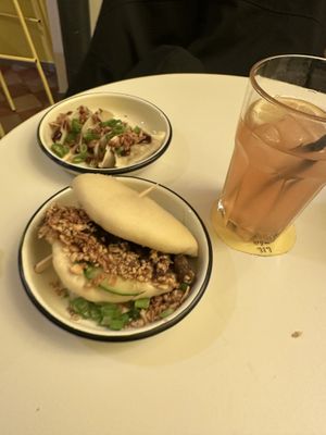 Super fresh and delicious vegan bao’s! Especially the homemade Lychee Lemonade!  at Lil Bao  in Brussels