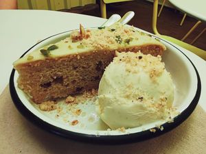 Banana Cake & Ice Cream at Lil Bao  in Brussels