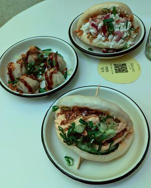 Herkules, Lil Dims and Hot Chick (top to bottom) at Lil Bao  in Brussels