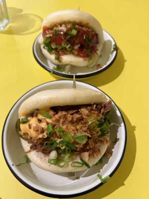 Jacko wacko & nice to meat you baos  at Lil Bao  in Brussels
