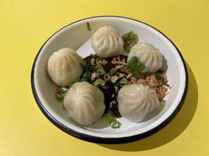 Lil dims with hoisin sauce  at Lil Bao  in Brussels
