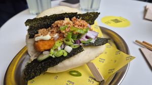 Something fishy bao at Lil Bao  in Brussels