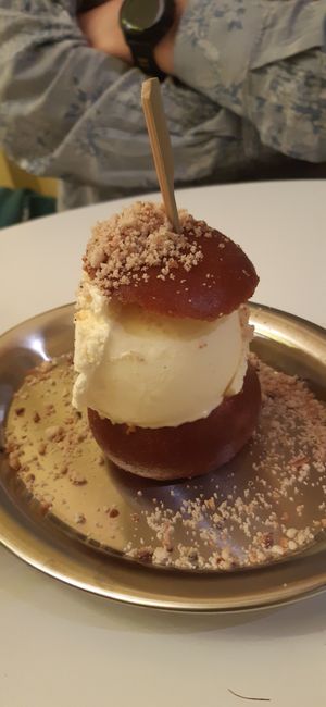 Baomb (fried bao with really good ice cream at Lil Bao  in Brussels
