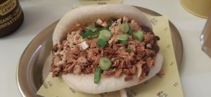 Aubergine bao at Lil Bao  in Brussels
