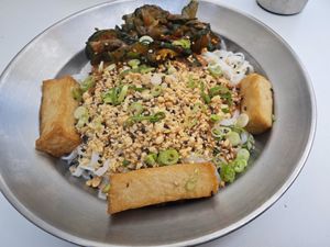 Peanut butter noodles at Lil Bao  in Brussels