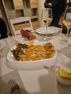 Calamares, chicky satay at Lil Bao  in Brussels