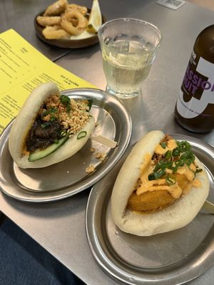 Aubergenius, crispy chick  at Lil Bao  in Brussels