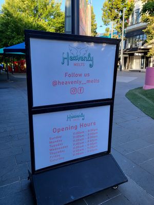 Opening hours at Heavenly Melts in Bendigo
