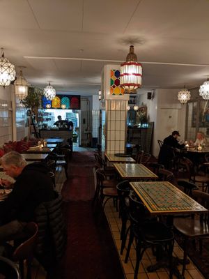 Inside of Gaza Grill. at Gaza Grill Kødbyen in Copenhagen