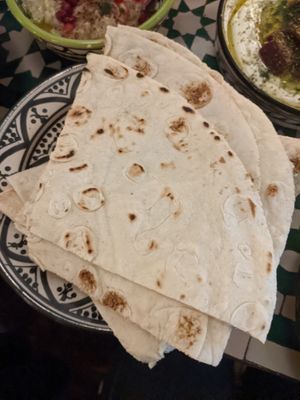 Bread. at Gaza Grill Kødbyen in Copenhagen