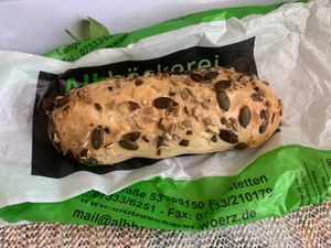 Kürbiskernspitz  at Albbäckerei Wörz in Laichingen