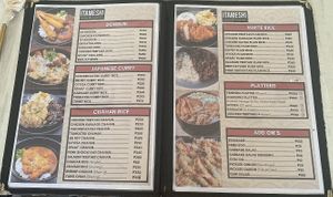 menu  at Itameshi in Olongapo City