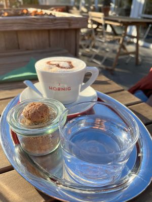 Kaffee mit Hafermilch at Das Schöne Leben in Hornberg
