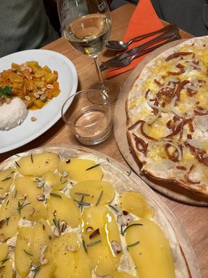 Vegane Flammkuchen at Das Schöne Leben in Hornberg