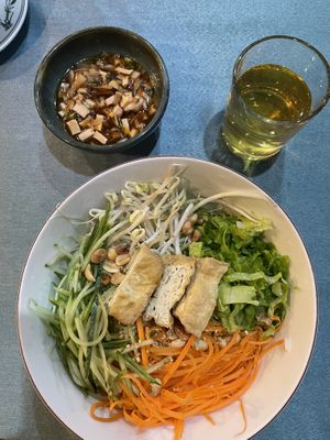 Vermicelli with tofu and vegetables   at Sữa Cafe in Hoi An