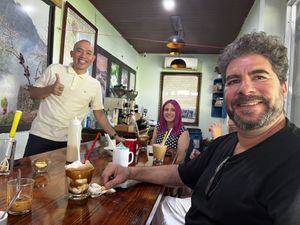 Coconut Ice Cream Coffee   at Sữa Cafe in Hoi An