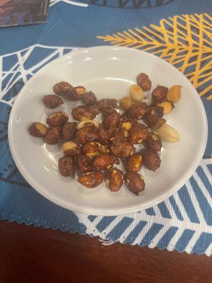 Salted peanuts at Sữa Cafe in Hoi An