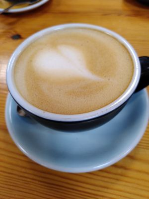 Decaf oat latte (May 2024) at Lounges - Floro Lounge in Shrewsbury