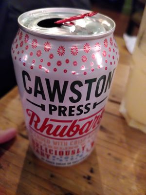 Rhubarb drink (May 2024) at Lounges - Floro Lounge in Shrewsbury