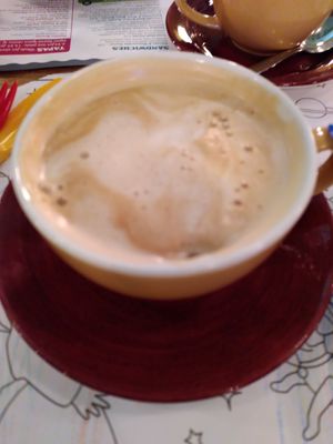 Decaf latte (January 2025) at Lounges - Floro Lounge in Shrewsbury