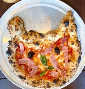 Kiddos cat pizza  at Tegridy Foods in Redcar