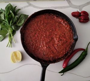 Homemade Mango Fire Chilli Sauce (Ve) at Tegridy Foods in Redcar