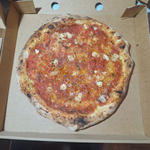 Pizza Marinara (Ve)

Aka tomato garlic bread at Tegridy Foods in Redcar