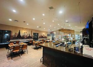 seating area at District Thai Restaurant in York