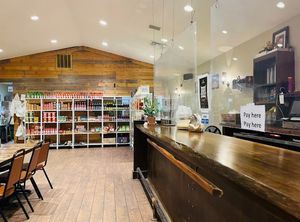 inside at District Thai Restaurant in York