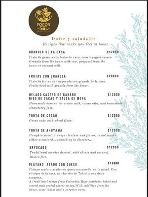  at FOGÓN DEL SOL - Cocina De Raiz in Minca