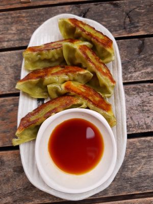 Gyoza at Takumi Ramen & Yakisoba Kitchen in Antwerpen
