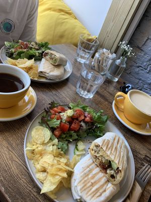 Falafel sandwich   at BRAW BRUNCH in Edinburgh