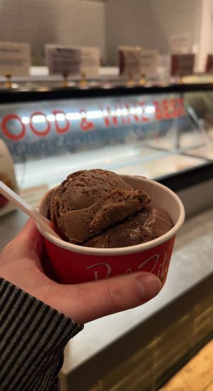 Split scoop with both flavors   at The Market At Malcolm Yards in Minneapolis