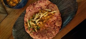 Beetroot chola bhatura at Rickshaw & Co in Glasgow