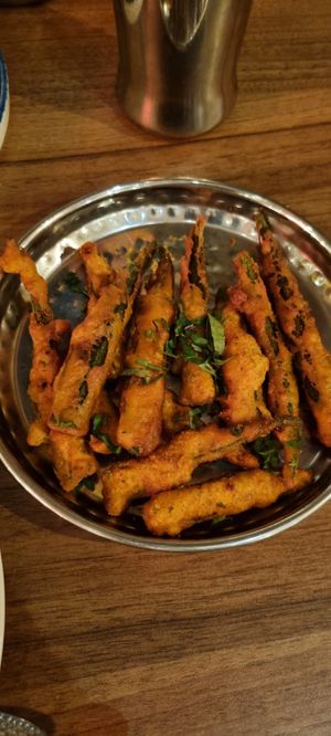 Okra fries at Rickshaw & Co in Glasgow