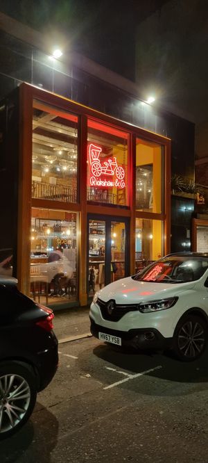 Outside at Rickshaw & Co in Glasgow