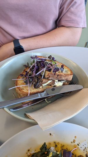 Delicious and creamy Fun Guy sandwich at The Gator Club in College Park