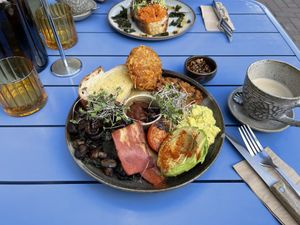 The Big Lot vegan breakfast   at The Gator Club in College Park