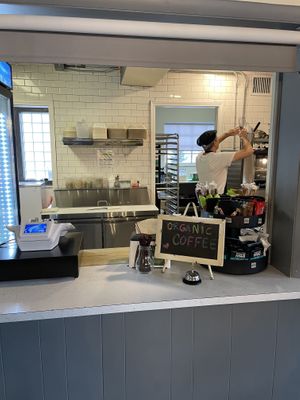 Order area  at Dark & Light Cafe in Mount Dora