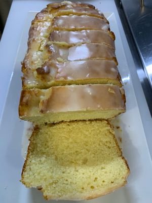 Lemon cake at Dark & Light Cafe in Mount Dora