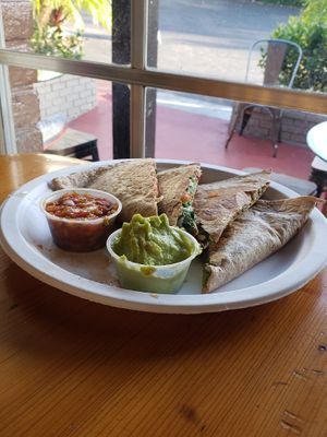 Plenty of delicious vegan options for breakfast, lunch, and dessert! at Dark & Light Cafe in Mount Dora