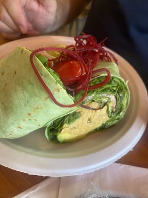 Avo wrap   at Dark & Light Cafe in Mount Dora