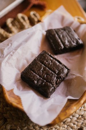 HOMEMADE GLUEN FREE AND REGULAR BROWNIES at Dark & Light Cafe in Mount Dora
